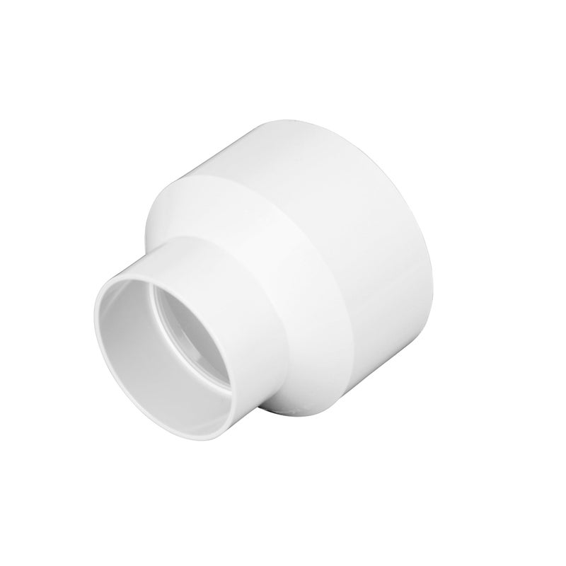 NDS 6P07 PVC S&D Increaser/Reducer Coupling, 4-Inch X 6-Inch, for Hub X Hub Solvent-Weld Connections, for use with 4-Inch & 6-Inch Sewer and Drain Pipe, White - Image 2